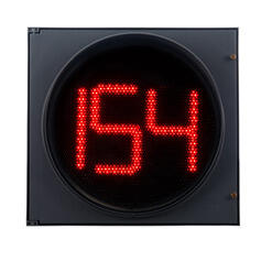 Табло обратного отсчета времени ТООВ ТВ3-300КЛ-1Р(Э,К)Г светофора светодиодного